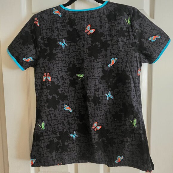 Disney Eeyore and Tigger Scrub Top Small - Picture 4 of 4